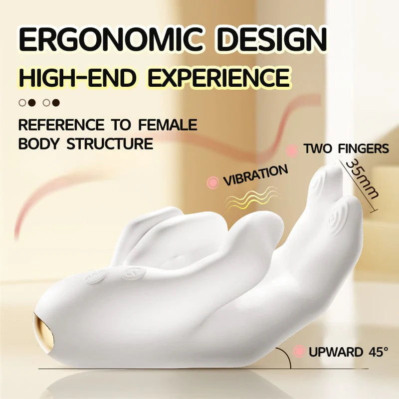 10-Mode Manual-Touch-Feel Heating Dual Massager — Multi-Functional Intimate Massager (USB Charging / Waterproof / Silent)
