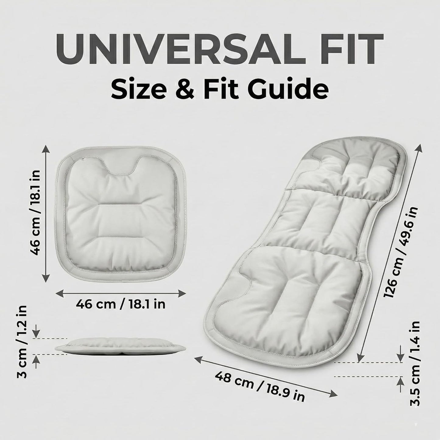 Premium Leather Seat Covers – Skin-Friendly, Stain-Resistant & Easy to Clean. Designed for Front and Rear Seats to Provide Full Coverage and Everyday Protection.（Multiple Brands to Choose From）
