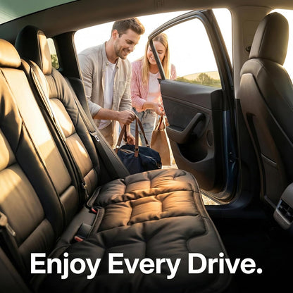 Premium Leather Seat Covers – Skin-Friendly, Stain-Resistant & Easy to Clean. Designed for Front and Rear Seats to Provide Full Coverage and Everyday Protection.（Multiple Brands to Choose From）
