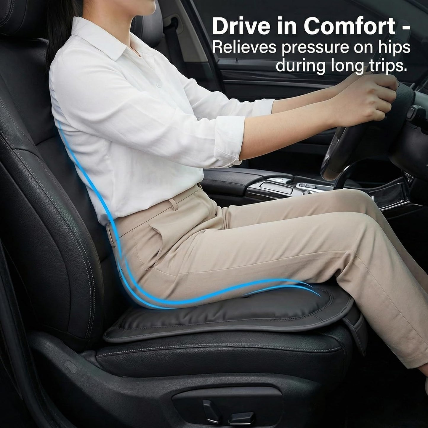 Premium Leather Seat Covers – Skin-Friendly, Stain-Resistant & Easy to Clean. Designed for Front and Rear Seats to Provide Full Coverage and Everyday Protection.（Multiple Brands to Choose From）